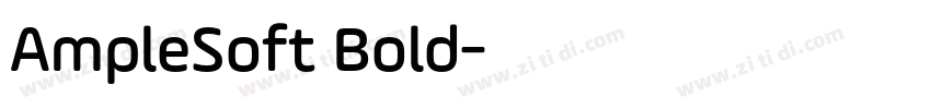 AmpleSoft Bold字体转换